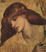Dante Gabriel Rossetti Sancta Lilias oil on canvas